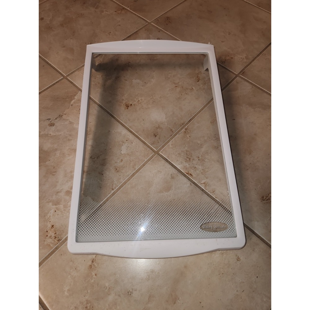 SLIDING SPILL SAFE Frigidaire Refrigerator Glass Shelf 240355261 FREE SHIPPING